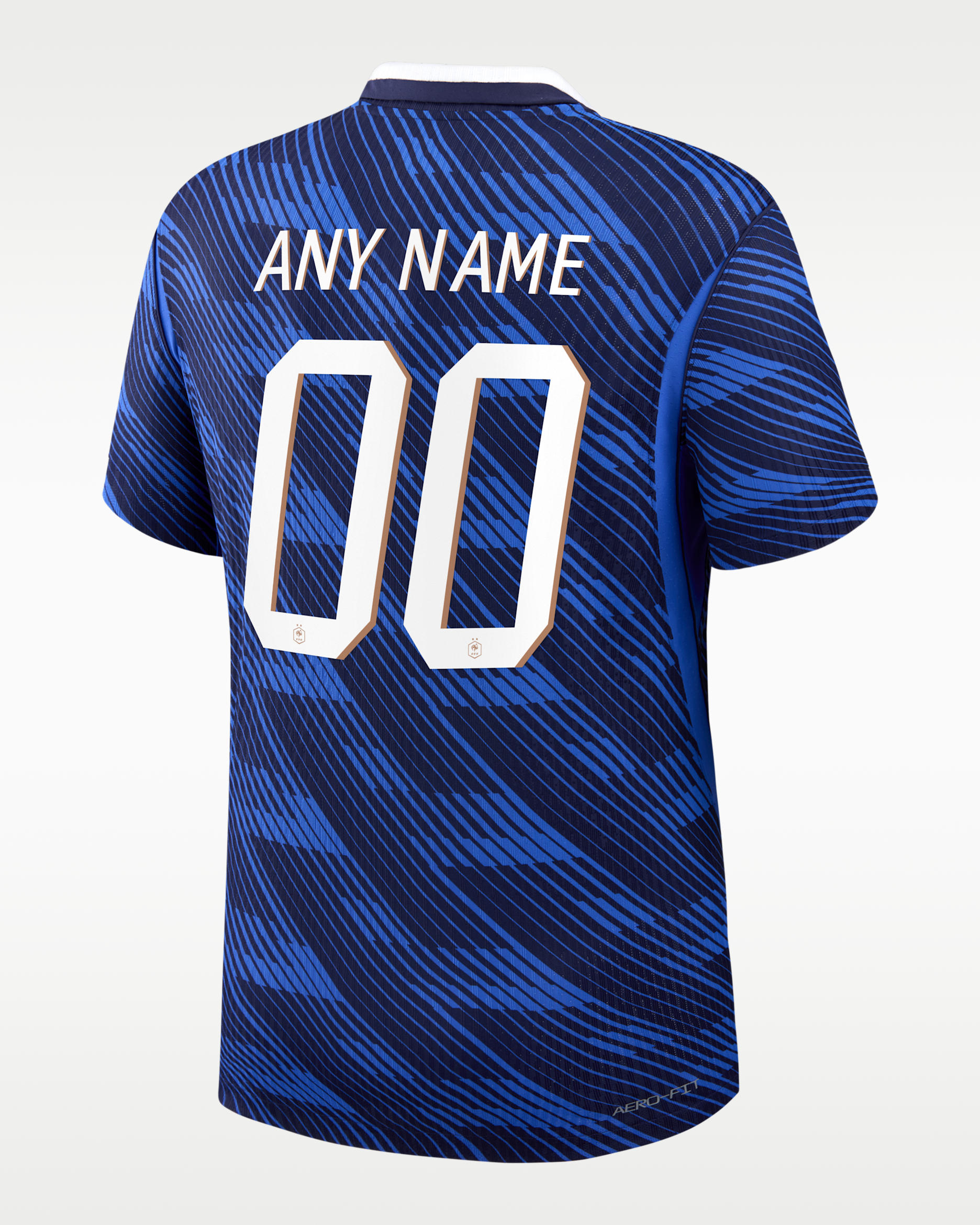 FFF 2026/27 Match Home Men's Nike Aero-FIT Soccer Authentic Custom